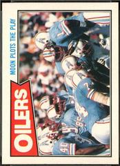 Oilers Team Leaders [Warren Moon Plots Play] Football Cards 1987 Topps Prices