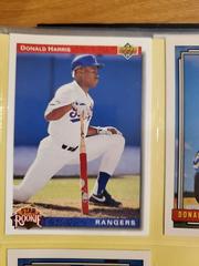 Donald Harris #11 Baseball Cards 1992 Upper Deck Prices