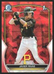 Javier Rivas [Orange] #BCP-159 Baseball Cards 2023 Bowman Chrome Prospects Sapphire Prices