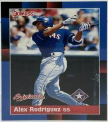 Alex Rodriguez #371 Baseball Cards 2002 Donruss Originals Prices