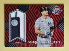 Giancarlo Stanton [Red] Baseball Cards 2023 Topps Chrome Authentics Relics Prices