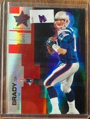 Tom Brady [Ruby] Football Cards 2007 Leaf Rookies & Stars Longevity Prices