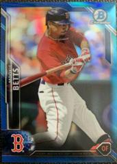 Mookie Betts [Blue Refractor] Baseball Cards 2016 Bowman Chrome Prices
