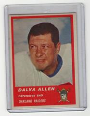Dalva Allen Football Cards 1963 Fleer Prices