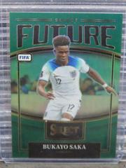 Bukayo Saka [Green] Soccer Cards 2022 Panini Select FIFA Future Prices