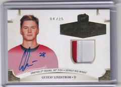 Gustav Lindstrom [Gold Autograph Patch] Hockey Cards 2020 Upper Deck The Cup Rookie Class of 2021 Prices