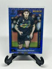 Alessandro Bastoni [Blue Shimmer] Soccer Cards 2021 Topps Merlin Chrome UEFA Prices