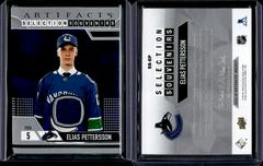 Elias Pettersson #SS-EP Hockey Cards 2023 Upper Deck Artifacts Selection Souvenirs Prices