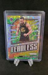Stephen Curry [Fast Break] #15 Basketball Cards 2022 Panini Prizm Fearless Prices