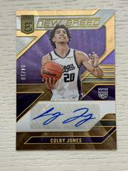 Colby Jones [Gold] #4 Basketball Cards 2023 Donruss Elite New Breed Autograph Prices