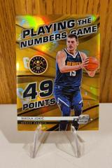 Nikola Jokic [Gold] Basketball Cards 2021 Panini Contenders Optic Playing the Numbers Game Prices