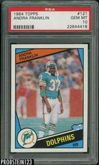 Andra Franklin Football Cards 1984 Topps Prices