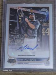 Jose Altuve Baseball Cards 2022 Topps Chrome Update All Star Game Autographs Prices
