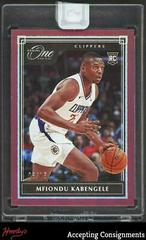 Mfiondu Kabengele [Red] #106 Basketball Cards 2019 Panini One and One Prices