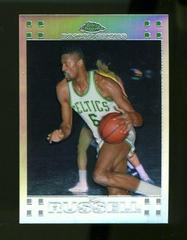 Bill Russell [Refractor] #6 Basketball Cards 2007 Topps Chrome Prices