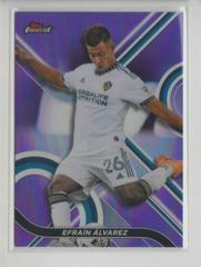 Efrain Alvarez [Purple] Soccer Cards 2022 Finest MLS Prices