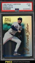 Derek Jeter [Mirror Blue] Baseball Cards 1996 Select Certified Prices
