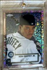 Ken Griffey Jr. [Rose Gold Mini Diamond] #493 Baseball Cards 2021 Topps Chrome Platinum Anniversary Prices