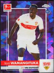 Silas Wamangituka [Purple] #93 Soccer Cards 2020 Topps Chrome Bundesliga Sapphire Prices