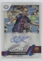 Caroline Graham Hansen #A-CG Soccer Cards 2022 Topps Chrome UEFA Women's Champions League Autographs Prices