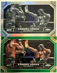Kamaru Usman [Green Refractor] #108 Ufc Cards 2024 Topps Chrome UFC Prices