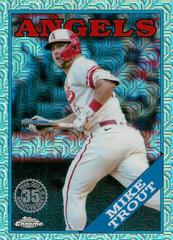 Mike Trout #T88C-77 Baseball Cards 2023 Topps Silver Pack 1988 Chrome Prices