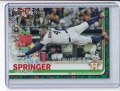 George Springer #HW112 Baseball Cards 2019 Topps Holiday Mega Box Prices