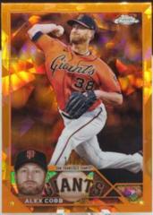 Alex Cobb [Orange] Baseball Cards 2023 Topps Chrome Sapphire Prices