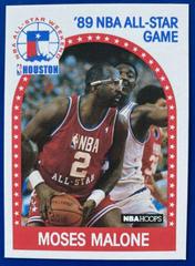Moses Malone All-Star #84 Basketball Cards 1989 Hoops Prices