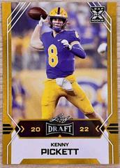 Kenny Pickett [Gold] Football Cards 2022 Leaf Draft Prices