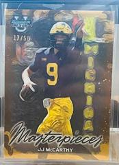 JJ McCarthy [Gold] #BM-3 Football Cards 2023 Bowman's Best University Masterpieces Prices