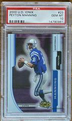 Peyton Manning Football Cards 2000 Upper Deck Ionix Prices