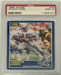 Chuck Long Football Cards 1989 Panini Score Prices