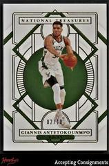 Giannis Antetokounmpo [Gold] #5 Basketball Cards 2020 Panini National Treasures Prices