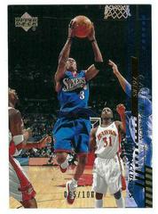 Allen Iverson [Exclusives Gold] Basketball Cards 2000 Upper Deck Prices