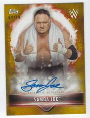 Samoa Joe [Gold] #A-SJ Wrestling Cards 2019 Topps WWE Road to Wrestlemania Autographs Prices