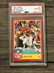 John Elway #3 Football Cards 1985 Topps NFL Star Set Prices