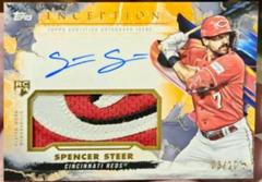 Spencer Steer [Orange] #IAP-SS Baseball Cards 2023 Topps Inception Autograph Patch Prices