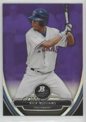 Nick Williams [Purple Refractor] Baseball Cards 2013 Bowman Platinum Chrome Prospects Prices