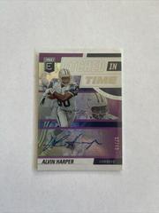 Alvin Harper [Purple] Football Cards 2022 Panini Donruss Elite Etched in Time Signatures Prices