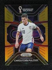 Christian Pulisic [Gold] Soccer Cards 2022 Panini Prizm World Cup Phenomenon Prices
