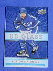 Auston Matthews #GS-8 Hockey Cards 2021 Upper Deck Ovation UD Glass Stars Prices