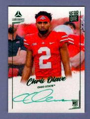 Chris Olave [Green] #YSR-COL Football Cards 2022 Panini Luminance Year One Signatures RPS Prices