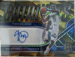 Theo Maledon [Asia Gold] Basketball Cards 2021 Panini Spectra Catalysts Signatures Prices