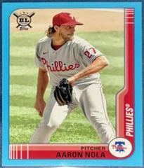 Aaron Nola [Electric Blue] #68 Baseball Cards 2021 Topps Big League Prices