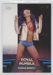 Sasha Banks [Blue] Wrestling Cards 2018 Topps WWE Women's Division Royal Rumble Prices