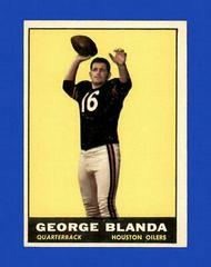George Blanda Football Cards 1961 Topps Prices