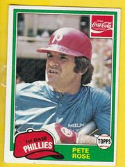 Pete Rose #2 Baseball Cards 1981 Coca Cola Prices