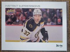 Patrice Bergeron [Nickname] Hockey Cards 2022 Upper Deck Instant Impressions Prices