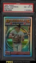 Brady Anderson [Refractor] Baseball Cards 1993 Finest Prices
